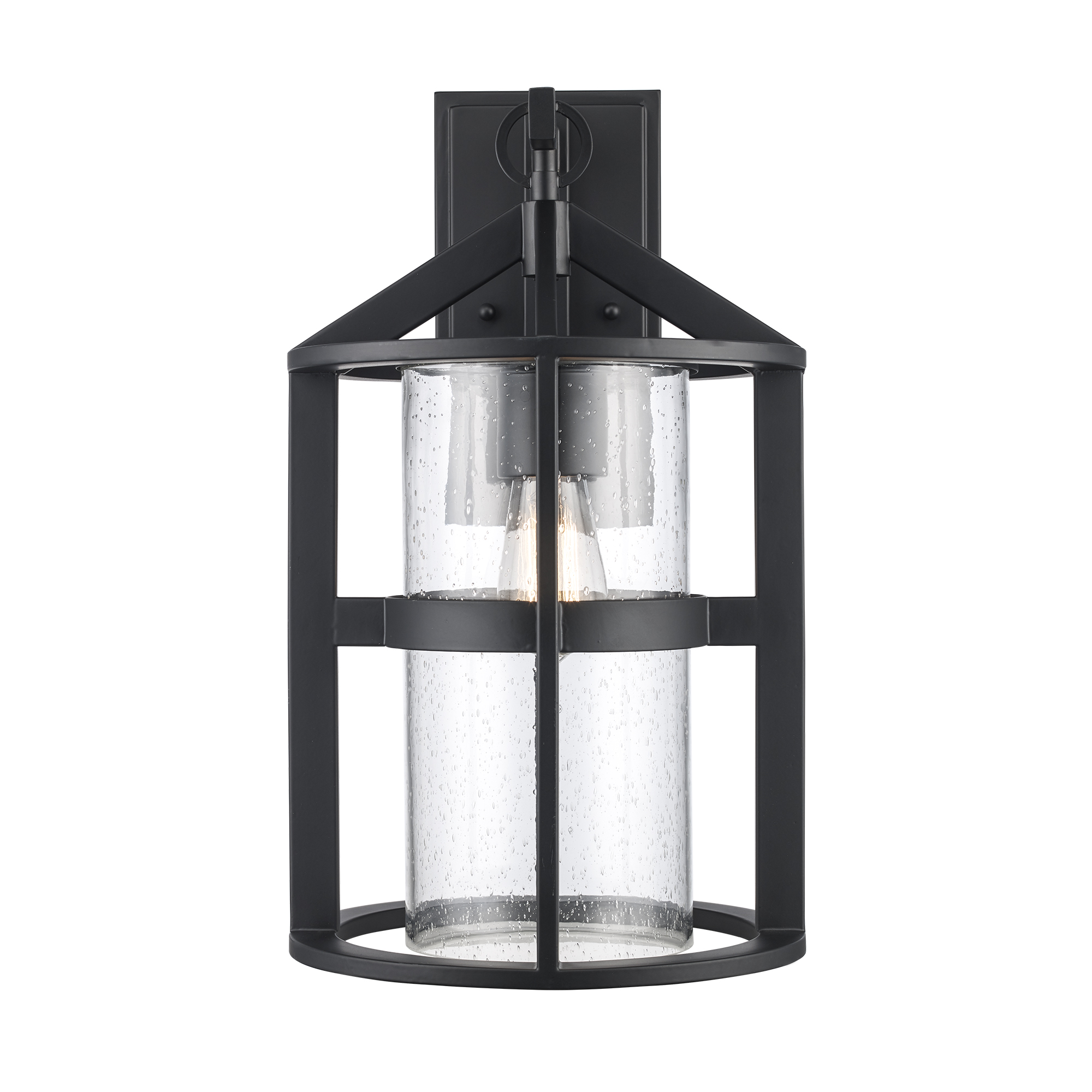 Robert Stevenson Lighting Marina 60-Watt 1-Light Black Tear